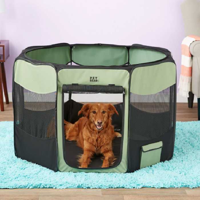 soft sided dog playpen