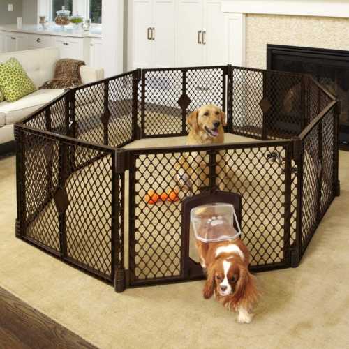 moveable dog gate