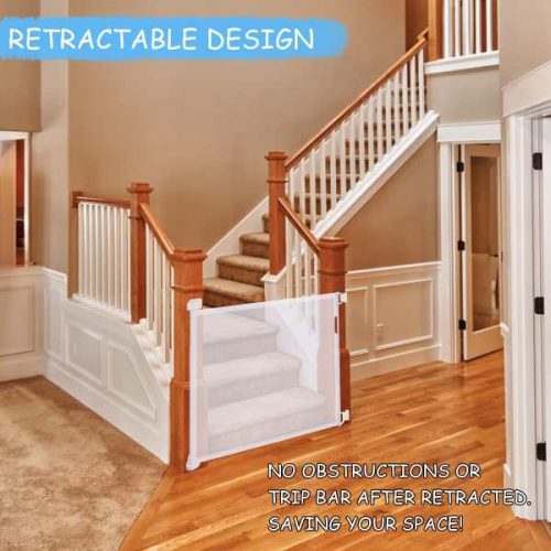 retractable mesh dog gate