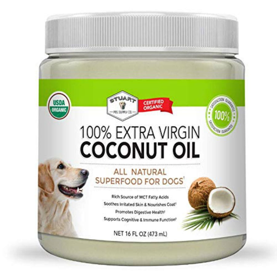 Stuart Pet Supply 100% Extra Virgin Coconut Oil for Dog’s Skin & Coat