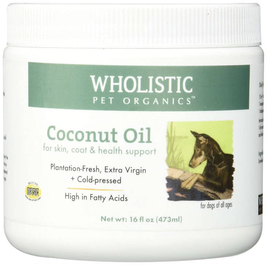 Wholistic Pet Organics Extra Virgin Cold Compressed Dog Coconut Oil