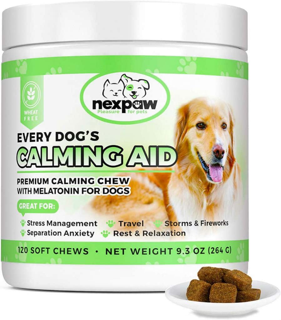 NEXPAW-Dog-Calming-Aid-Premium-Calming-Chew-with-Melatonin