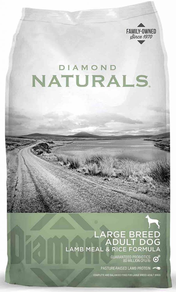 Diamonds Natural Large Breed dog food for Arthritis