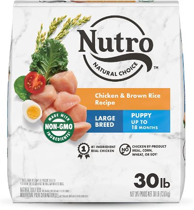 Nutro large breed puppy food