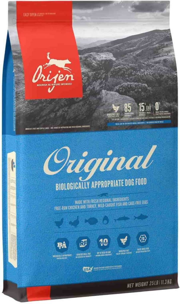 Orijen High Protein dog food