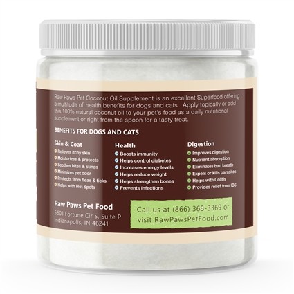 Raw Paws Coconut Oil for Dogs