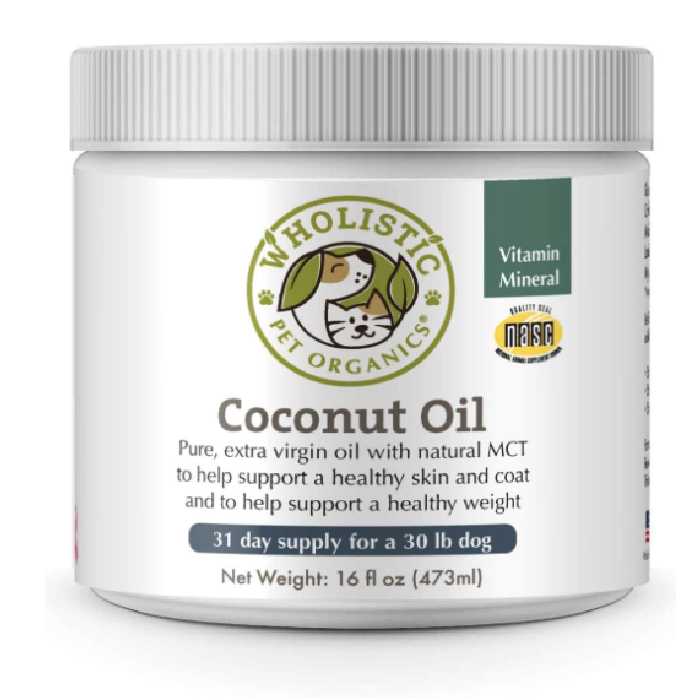 Wholistic Pet Organics Coconut Oil For Dogs