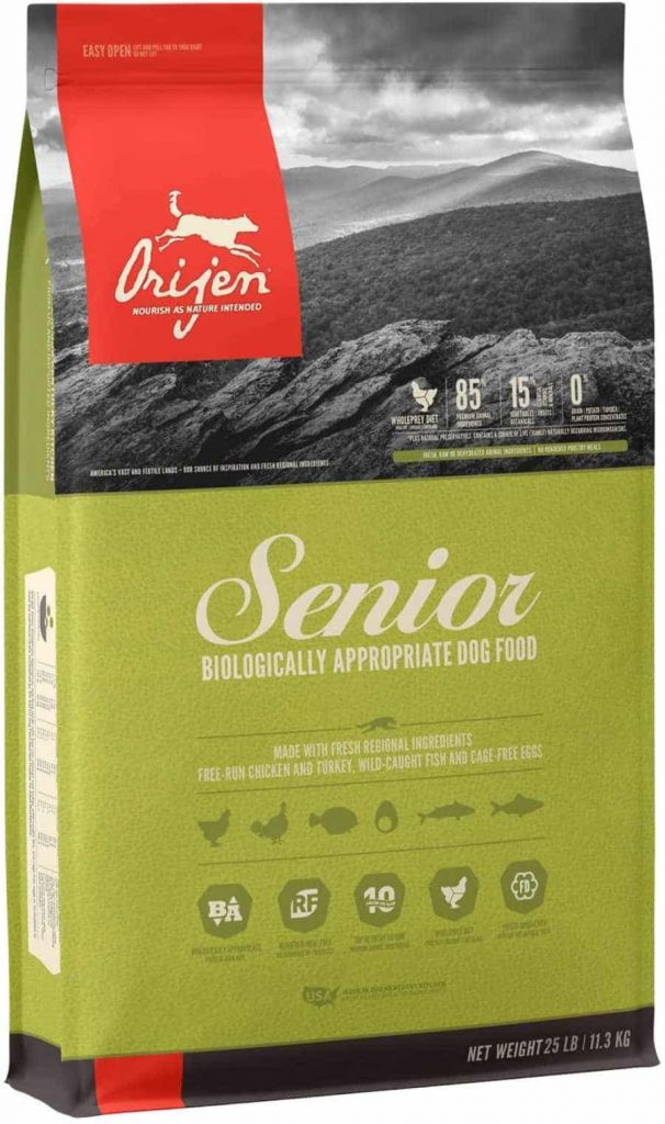 Orijen Grain Free, Senior Dog Food