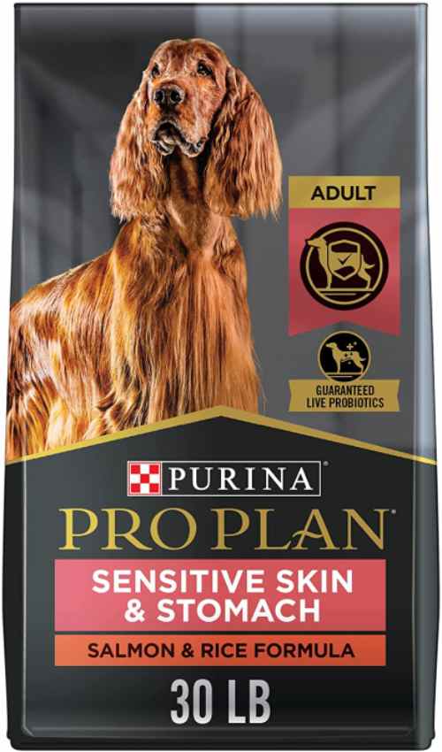 Purina Pro Plan Adult Sensitive Skin & Stomach Salmon & Rice Formula Dry Dog Food