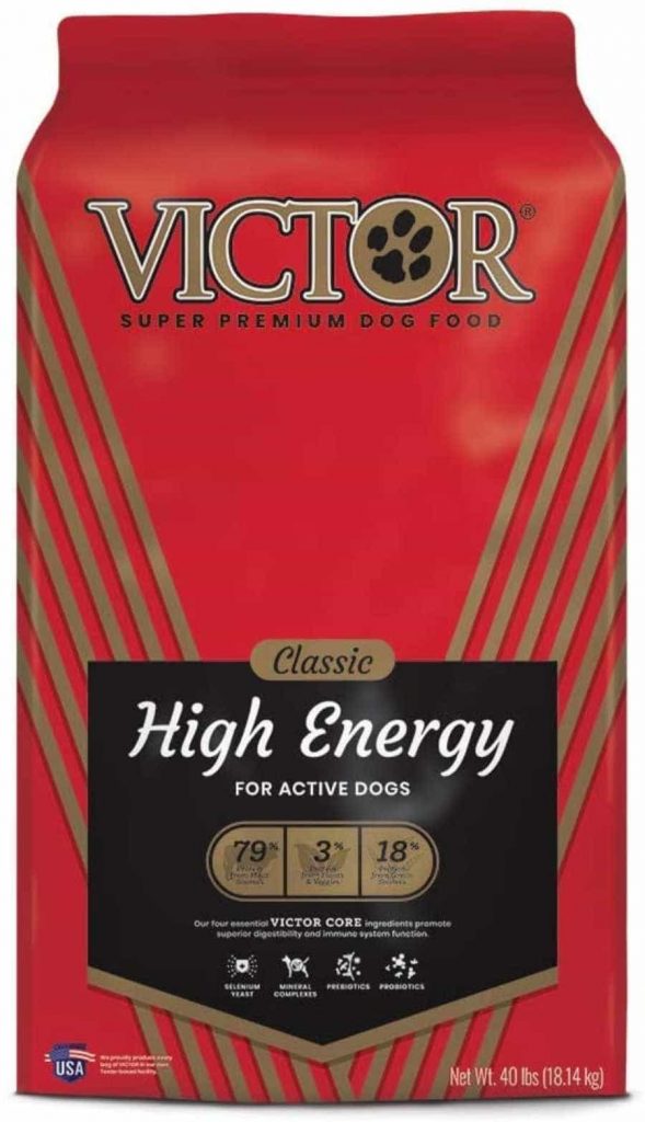 Victor classic high energy dog food