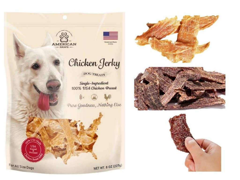 Dog Treats By American Paws Pet - Chicken & Beef Jerky