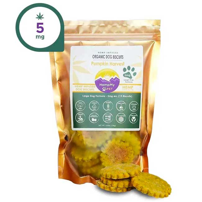 HEMP DOG TREATS - 5MG CBD