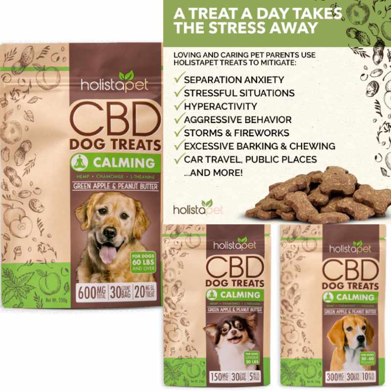 Holistapet CBD DOG TREATS CALMING RELIEF