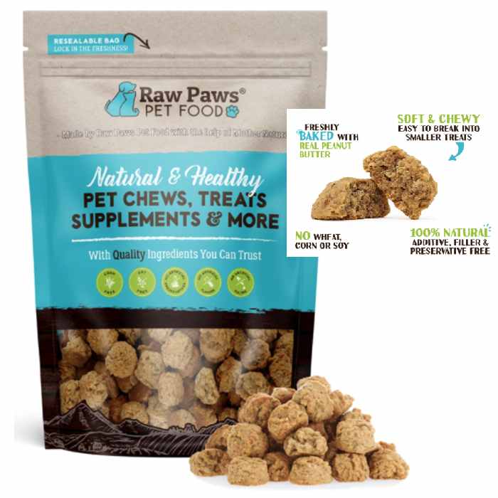 Raw Paws Peanut Butter Dog Treats