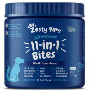 Zesty Paws 11-in-1 Supplements for Senior Dogs