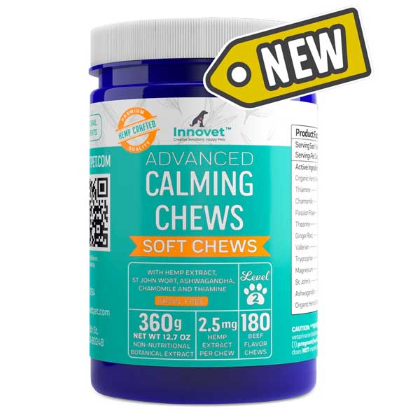 Calming Chews for dogs - 2.5mg Hemp Extract per chew
