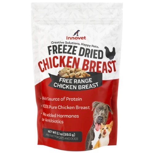 FREE RANGE CHICKEN BREAST FREEZE DRIED DOG TREATS