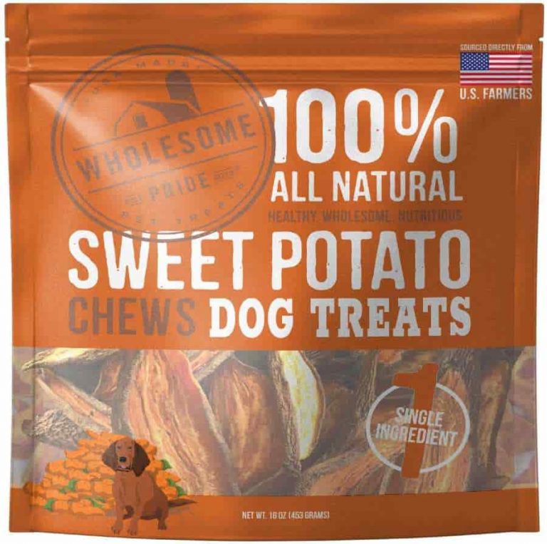 Wholesome sweet potato dog treat