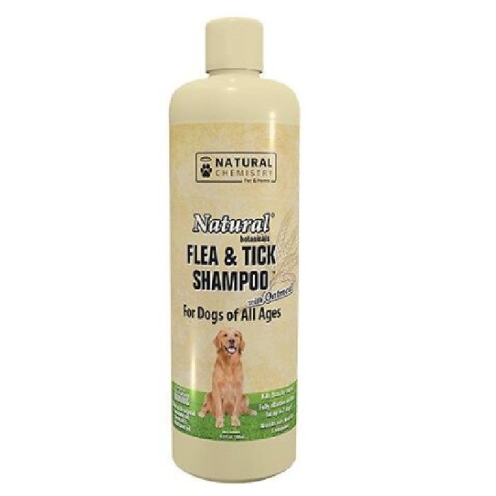 Natural Chemistry Flea and Tick Dog Shampoo with Oatmeal