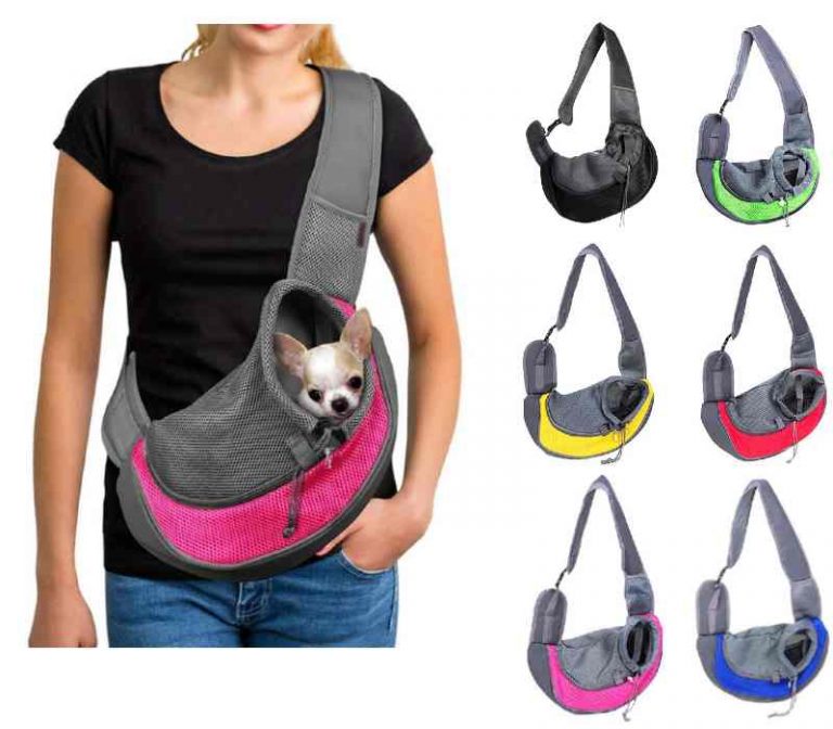 Dog Sling Mesh Carrier Bag