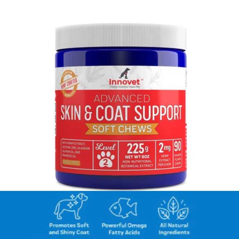 Innovet Skin Coat Omega 3 Soft Chews For Dogs