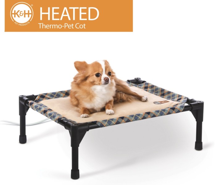 K&H Heated Thermo-Pet Elevated Dog Bed