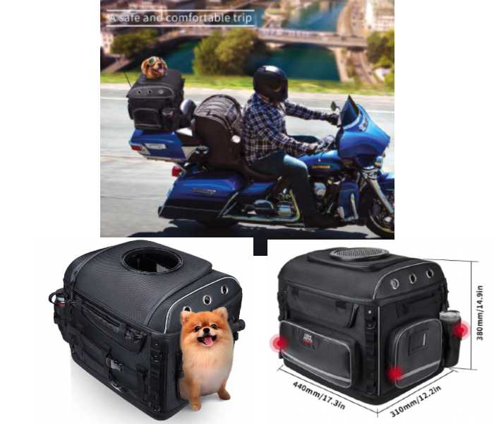 Motorcycle Dog Carrier Bag