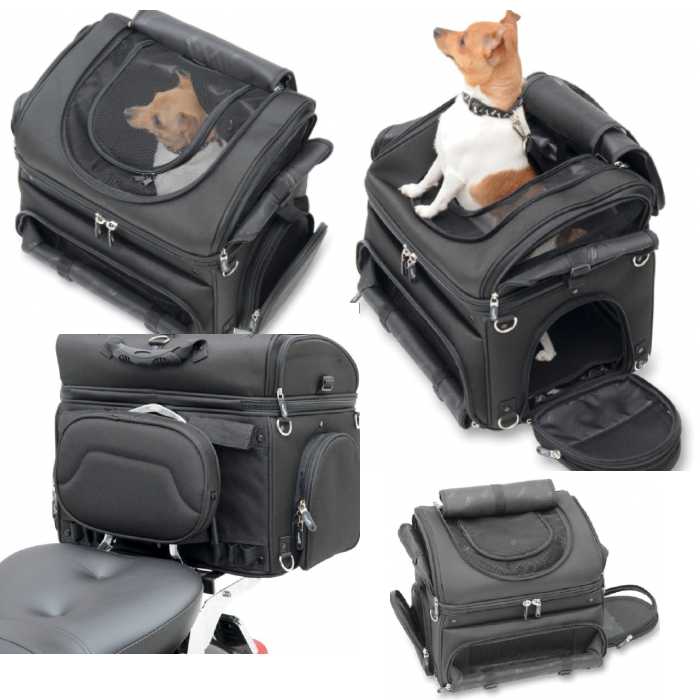 Saddlemen Pet Voyager Motorcycle Dog Carrier Bag