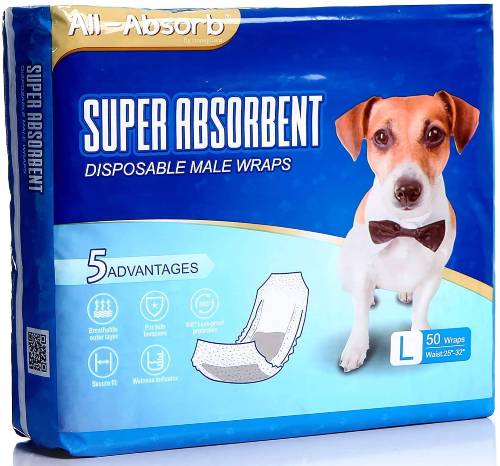 All Absorb Large Male Dog Diaper