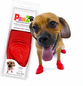 Pawz Rubber Dog Boots That Are Waterproof