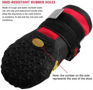 Reflective & Waterproof Dog Boots