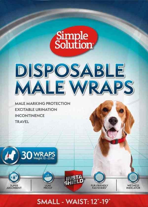 Simple Solution Male Disposable Dog Diapers