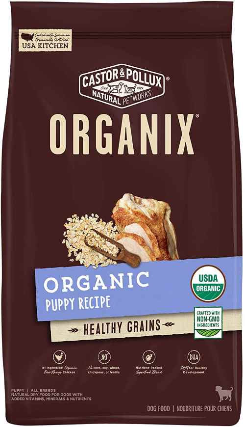 Castor Pollux Puppy organic dog food