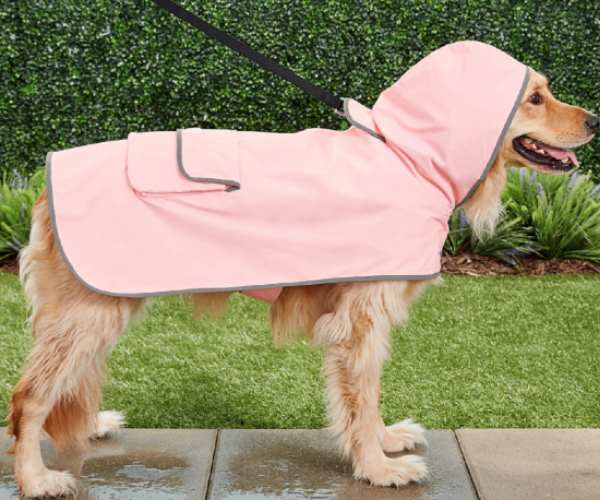 Frisco Reversible Dog Raincoat with Hood