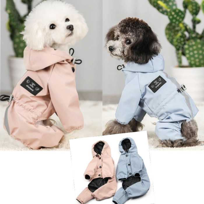 Kuoser Reflective Waterproof Dog Raincoat