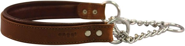 Leather Martingale Dog Collar