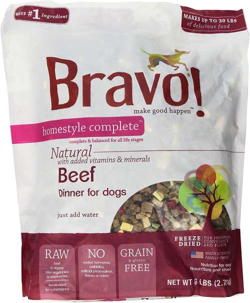 Bravo Freeze Dried Dog Food