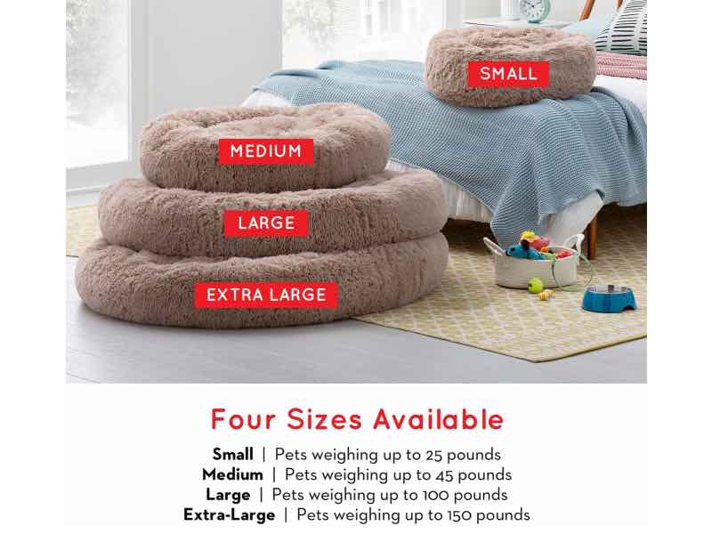 Brindle Donut Dog Bed Large To Small Sizes