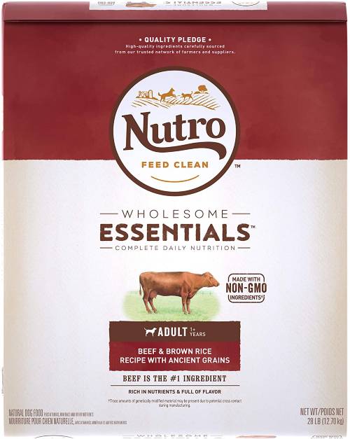 Nutro Dog food with grain