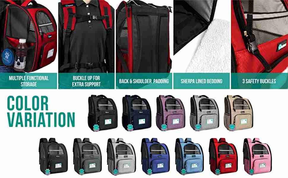 PetAmi Dog Carrier Backpack for Hiking & Outdoor Travel