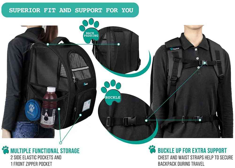 PetAmi Dog Carrier Backpack for Hiking