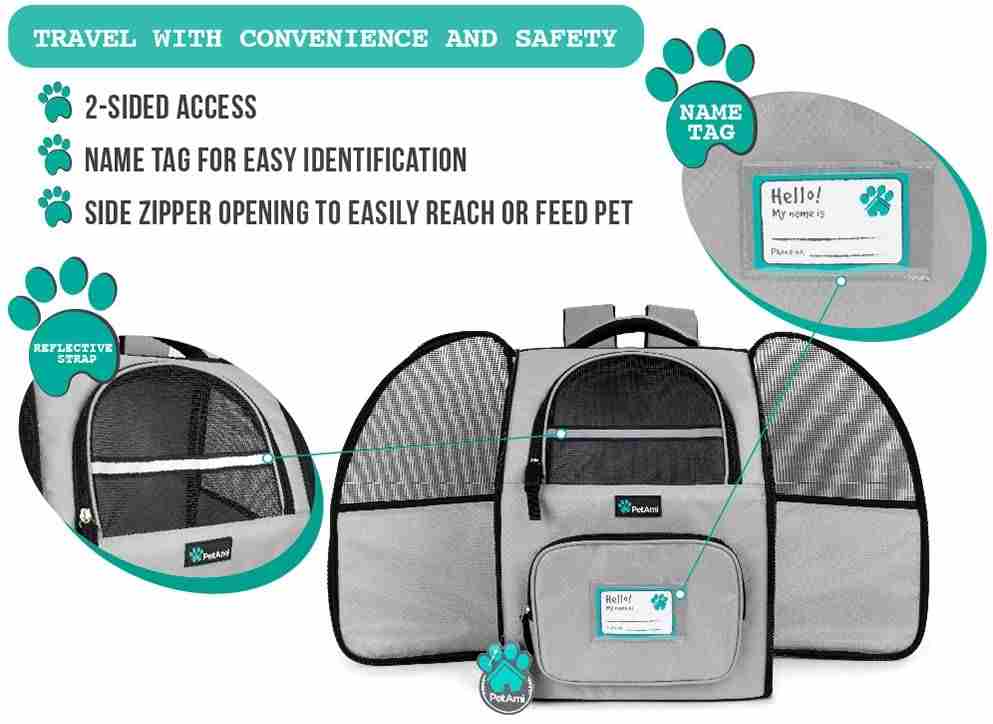 dog hiking backpack carrier