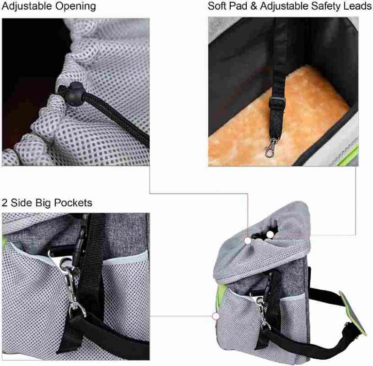 Petsfit - Dog Bike Basket for Small Dogs