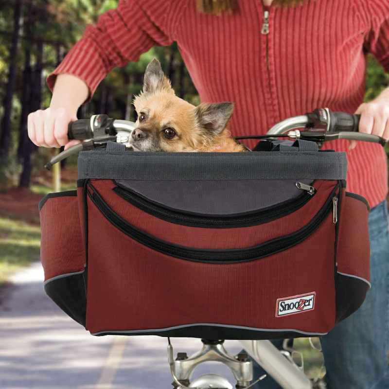 Snoozer front bike basket for dog
