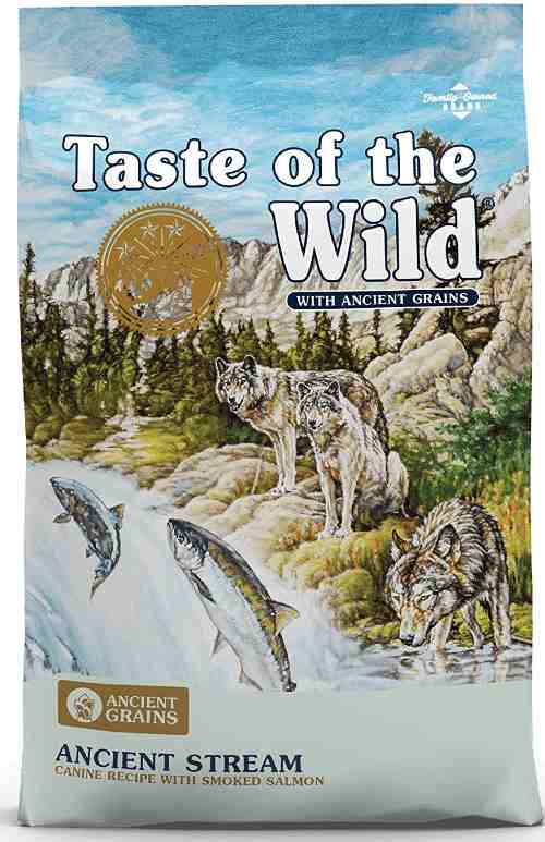 Taste of the Wild Dog food with grain