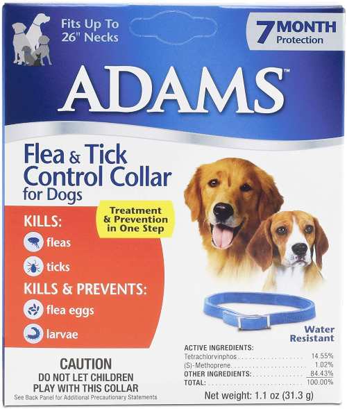 Adams Flea and Tick Collar for Dogs