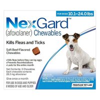 Nexgard Flea and Tick Treatment Oral Pill Chewables for Medium Dog