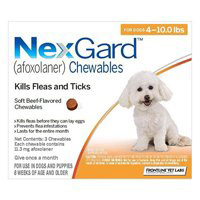 Nexgard Flea and Tick Treatment Oral Pill Chewables for Small Dog