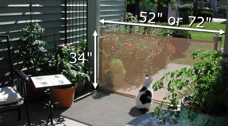 retractable porch gate