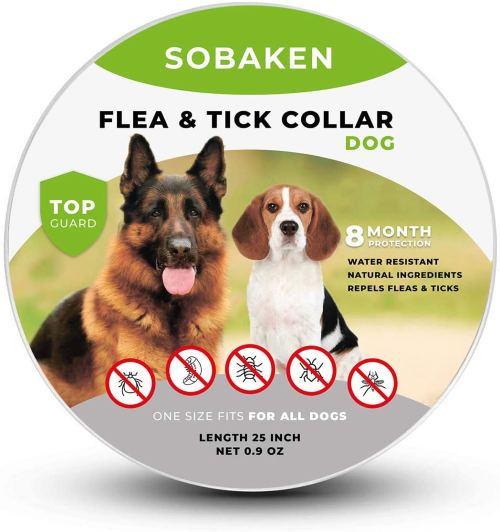 SOBAKEN flea and tick collar for dogs